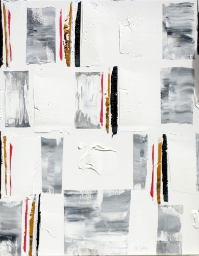 Ecorce de Bouleau avec autoportrait - 70 x 100 cm