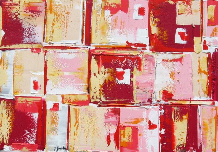 Coeurs - 100 x 70 cm